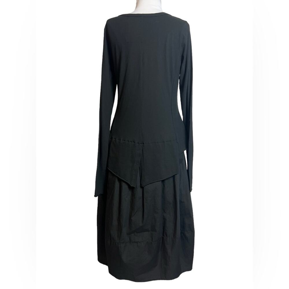Rundholz Black Long Sleeve Dress -summer weight- lots of stretch - Picture 2 of 6
